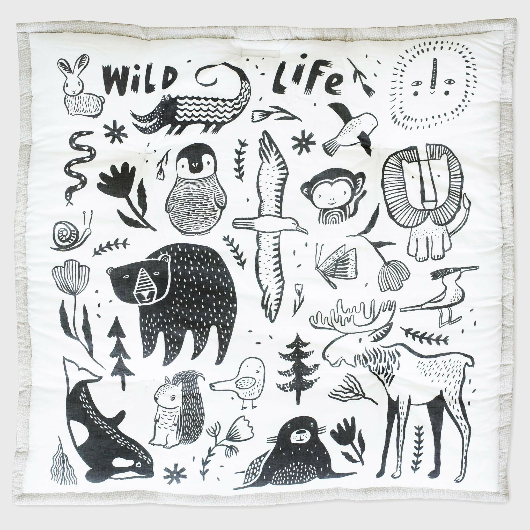 Wildlife Reversible Playmat Play Mats Wee Gallery
