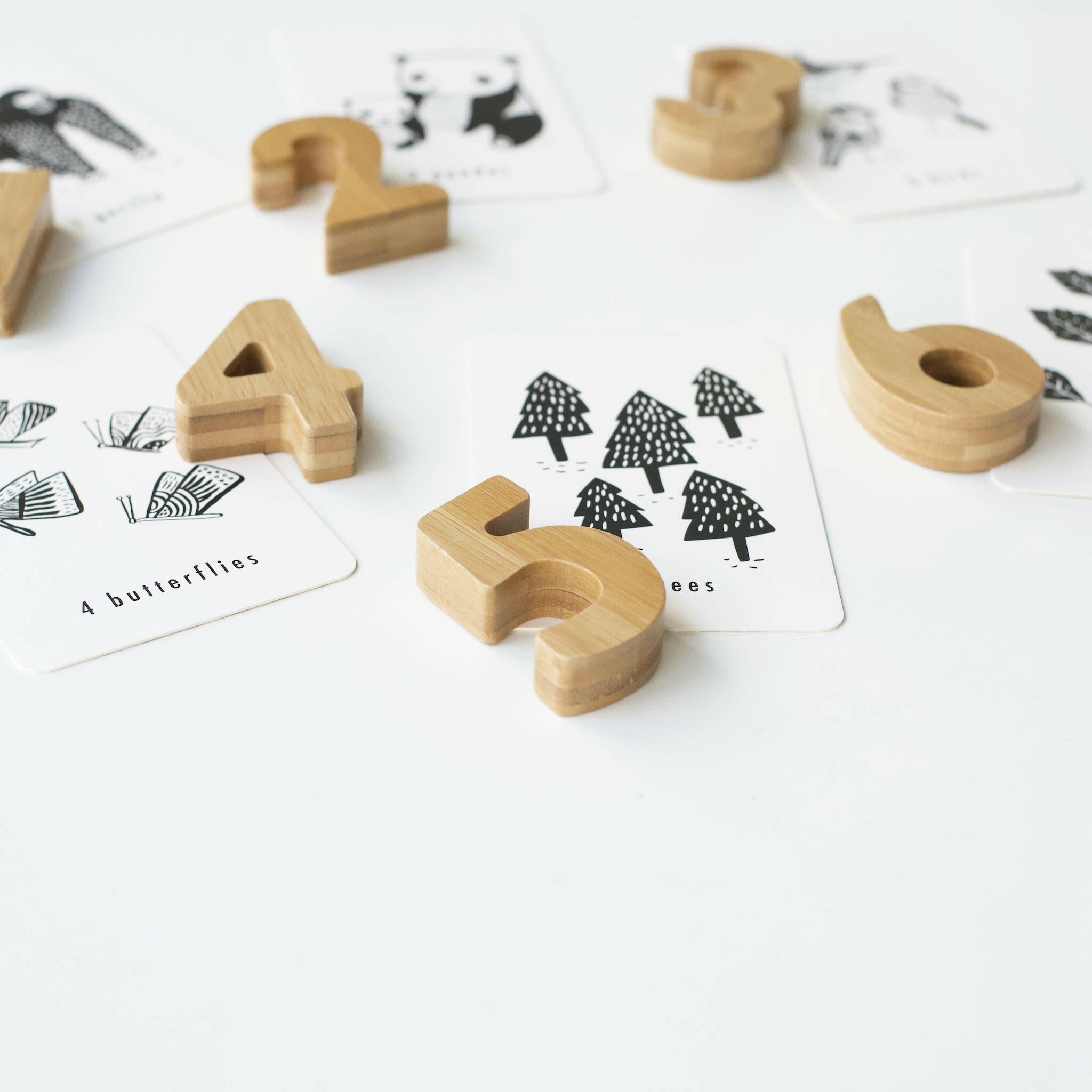Bamboo Numbers Wooden Toys Wee Gallery