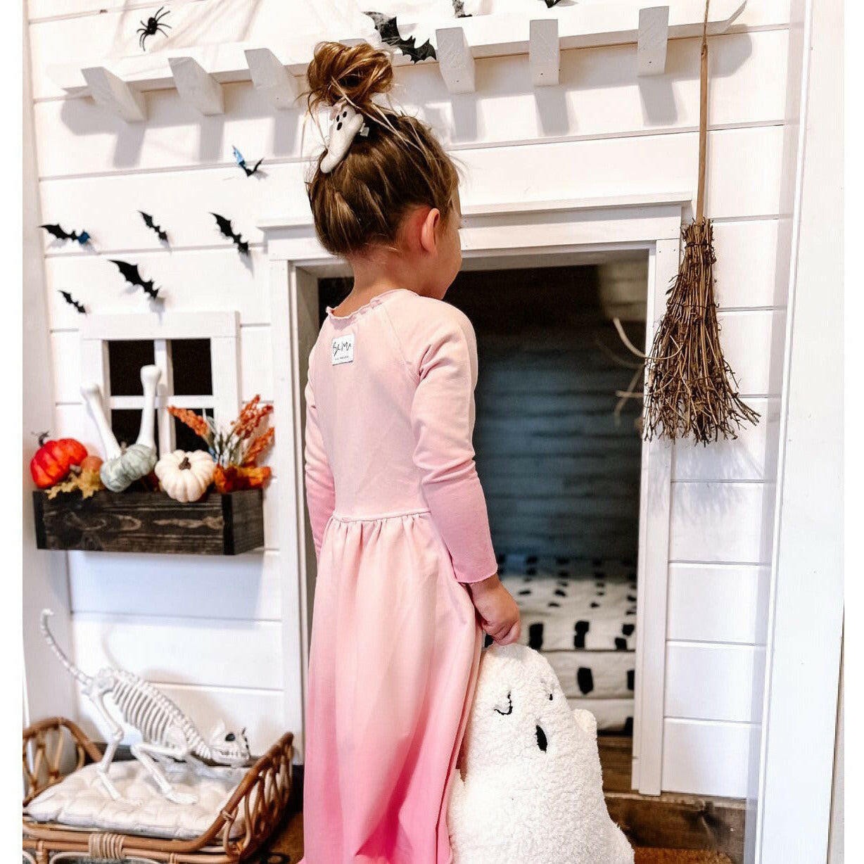 Organic Giselle Dress Long Sleeve Ombre Dresses Be Mi Los Angeles