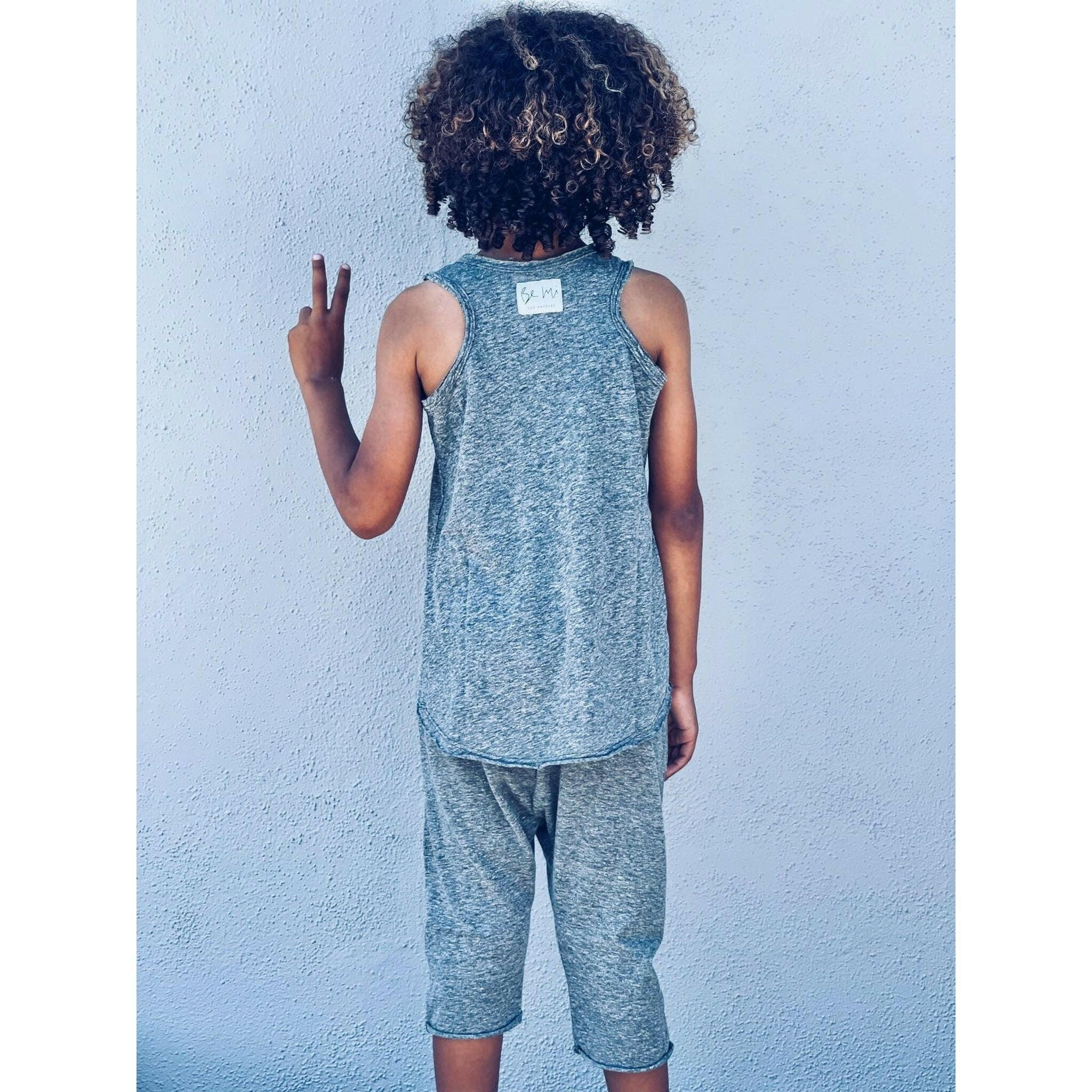 Asher Tank Heather Grey Tanks Be Mi Los Angeles