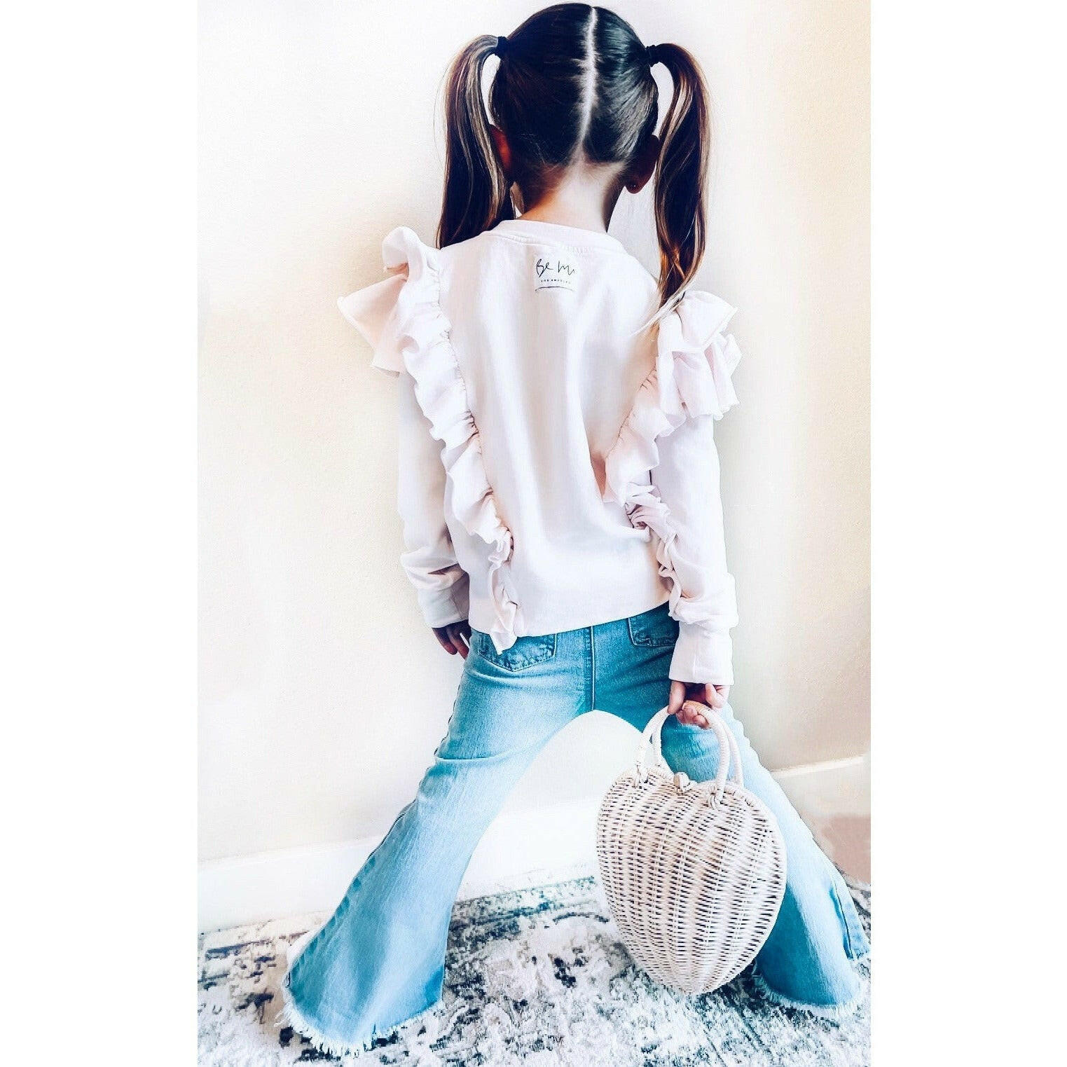 Organic Victoria Ruffle Sleeve Top Top Be Mi Los Angeles