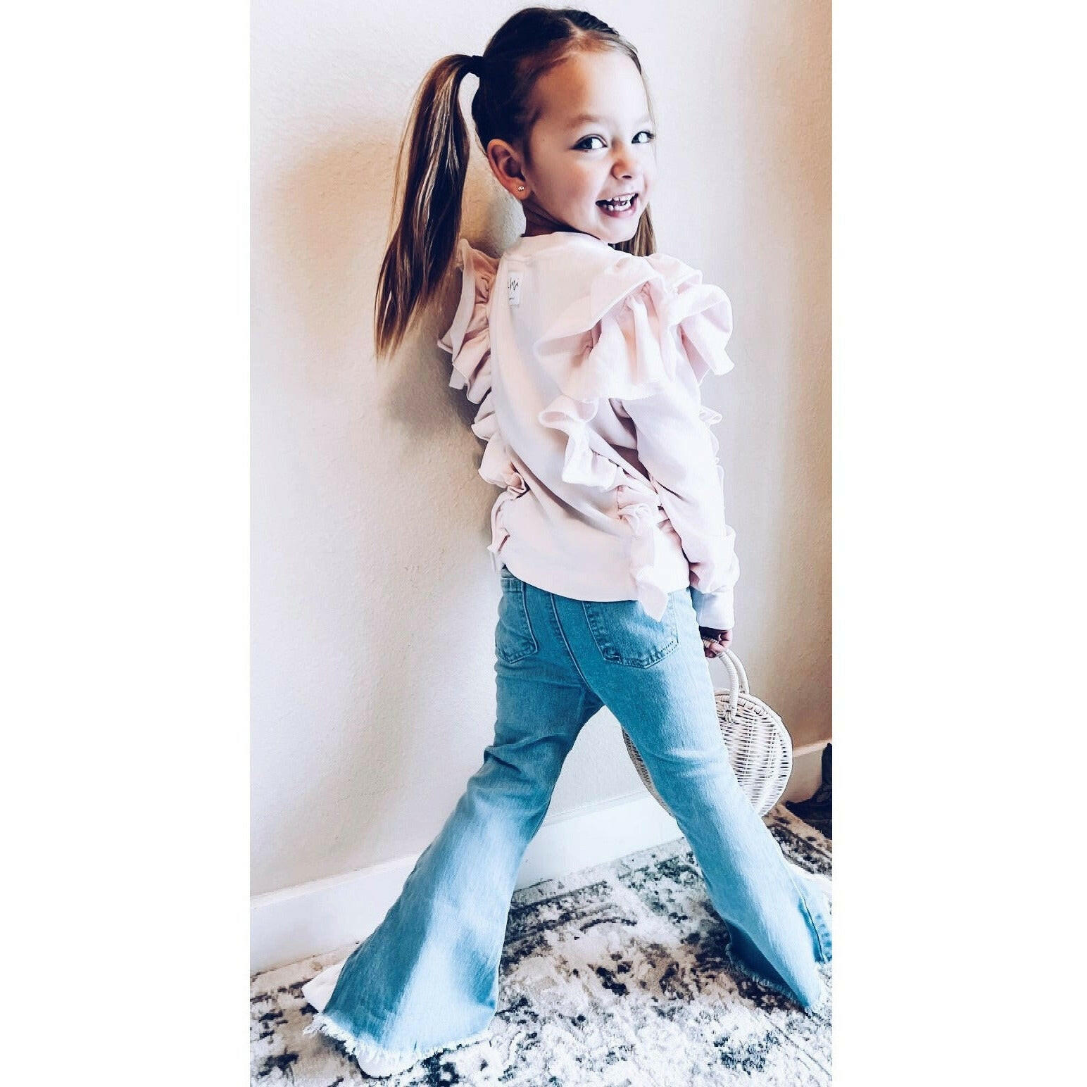 Organic Victoria Ruffle Sleeve Top Top Be Mi Los Angeles