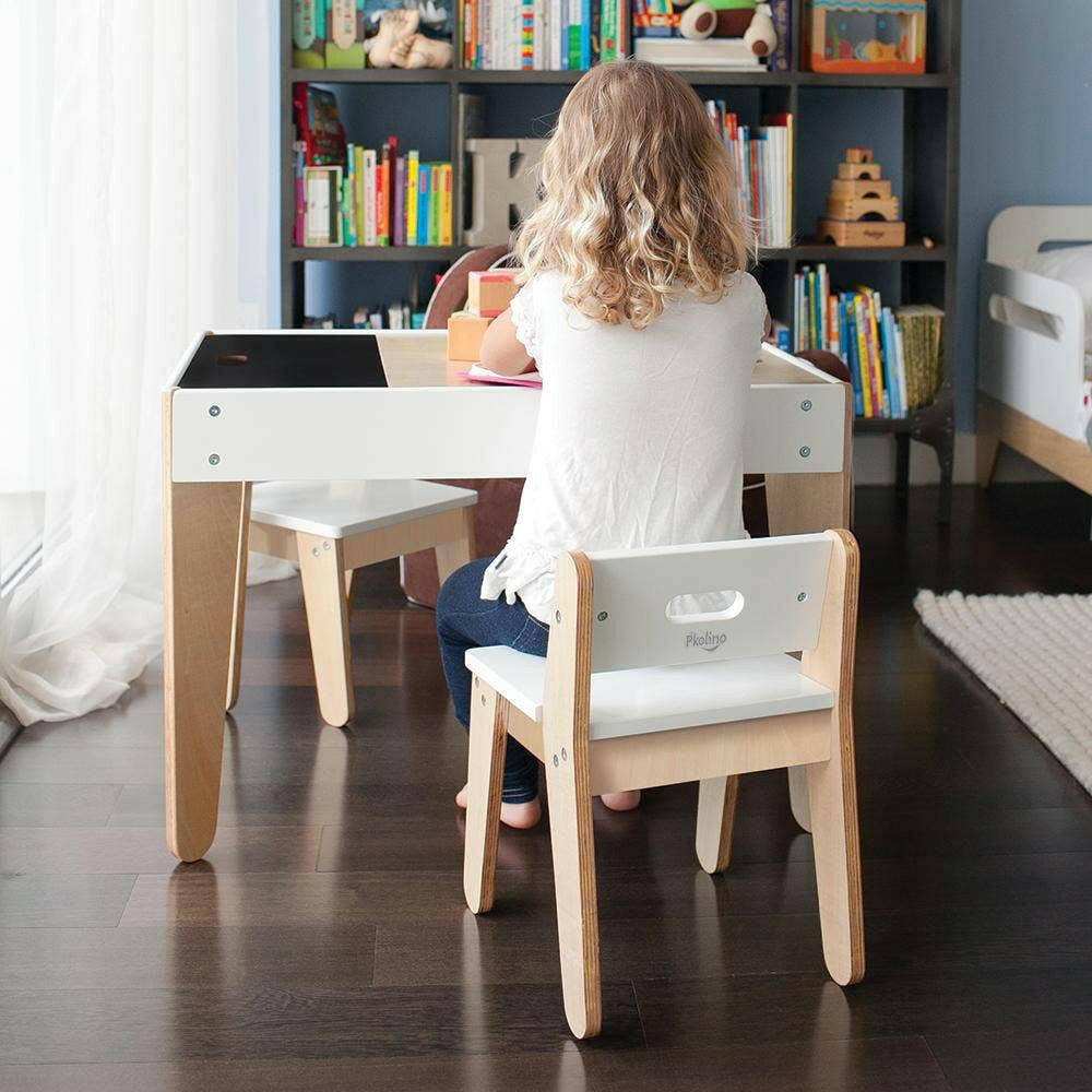 Children's Modern Storage Table & Chairs Children's Furniture P'kolino