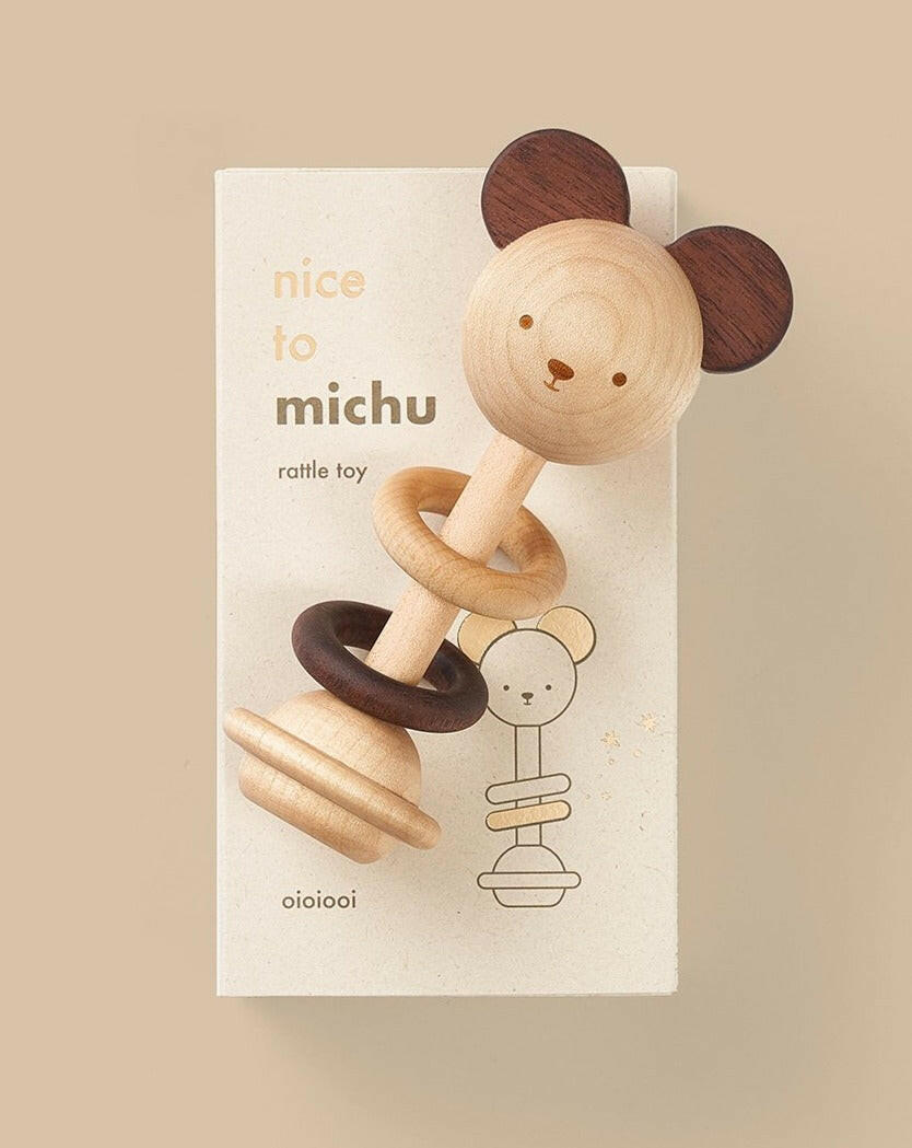 Nice To Michu Baby Rattle