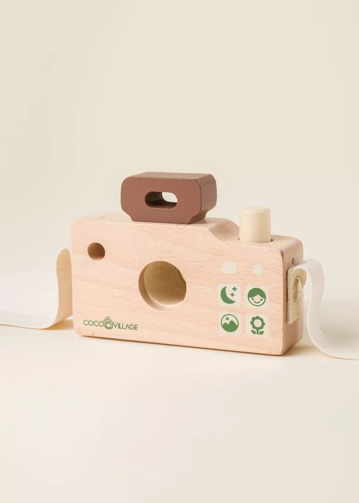 Wooden Camera with Bag Play Adventure Coco Village