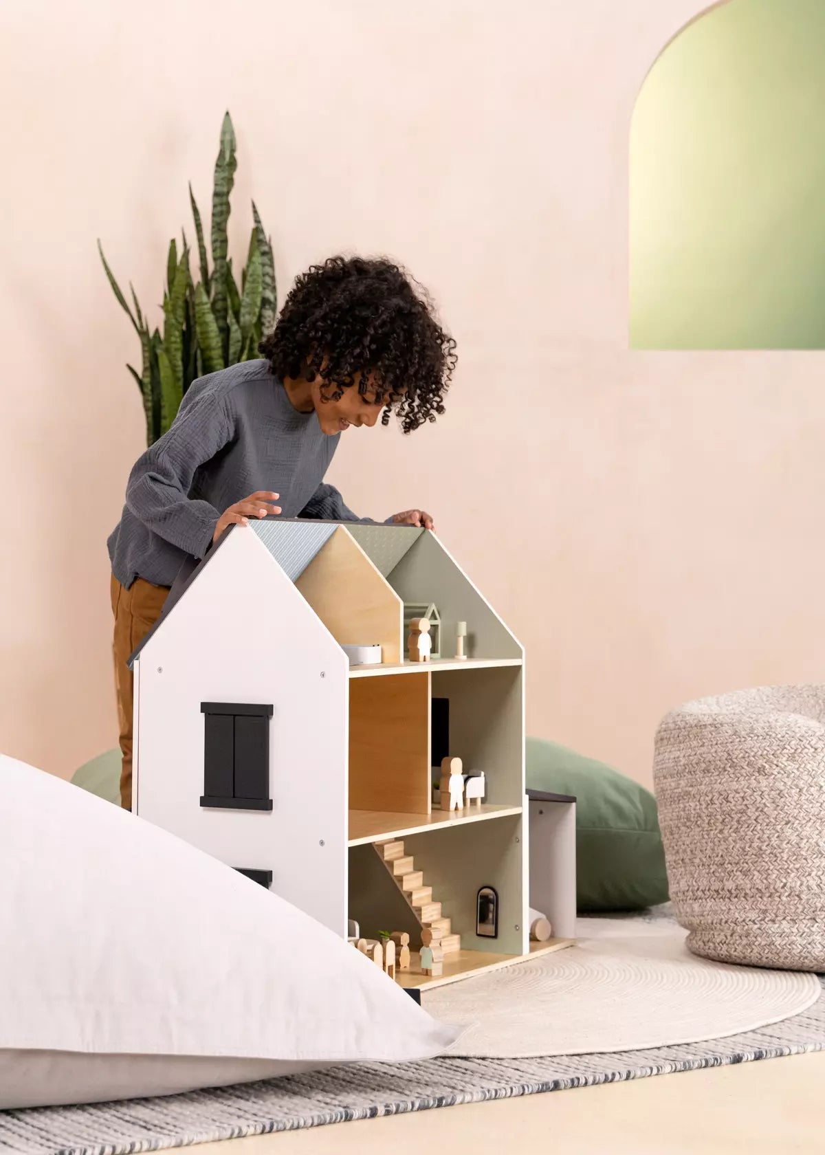 Wooden Doll House Doll House and Playsets Coco Village