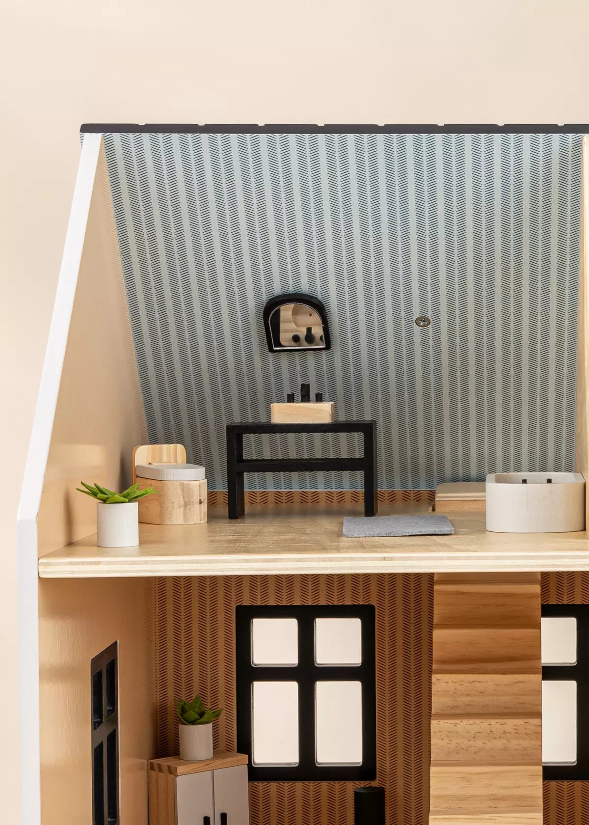 Wooden Doll House Bathroom Furniture & Accessories (6 pcs) Doll House Accessories Coco Village