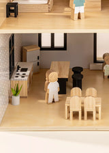 Wooden Doll House Kitchen Furniture & Accessories (12 pcs)