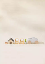 Wooden Doll House Outdoor Furniture & Accessories (8 pcs)