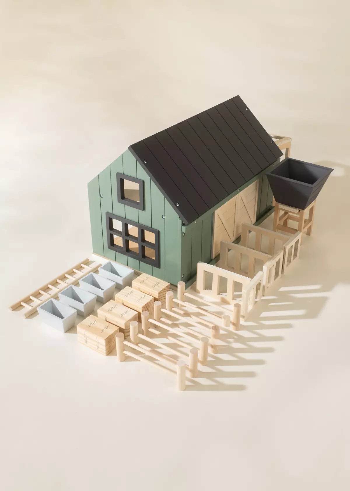 Wooden Farm & Accessories Set Doll House and Playsets Coco Village