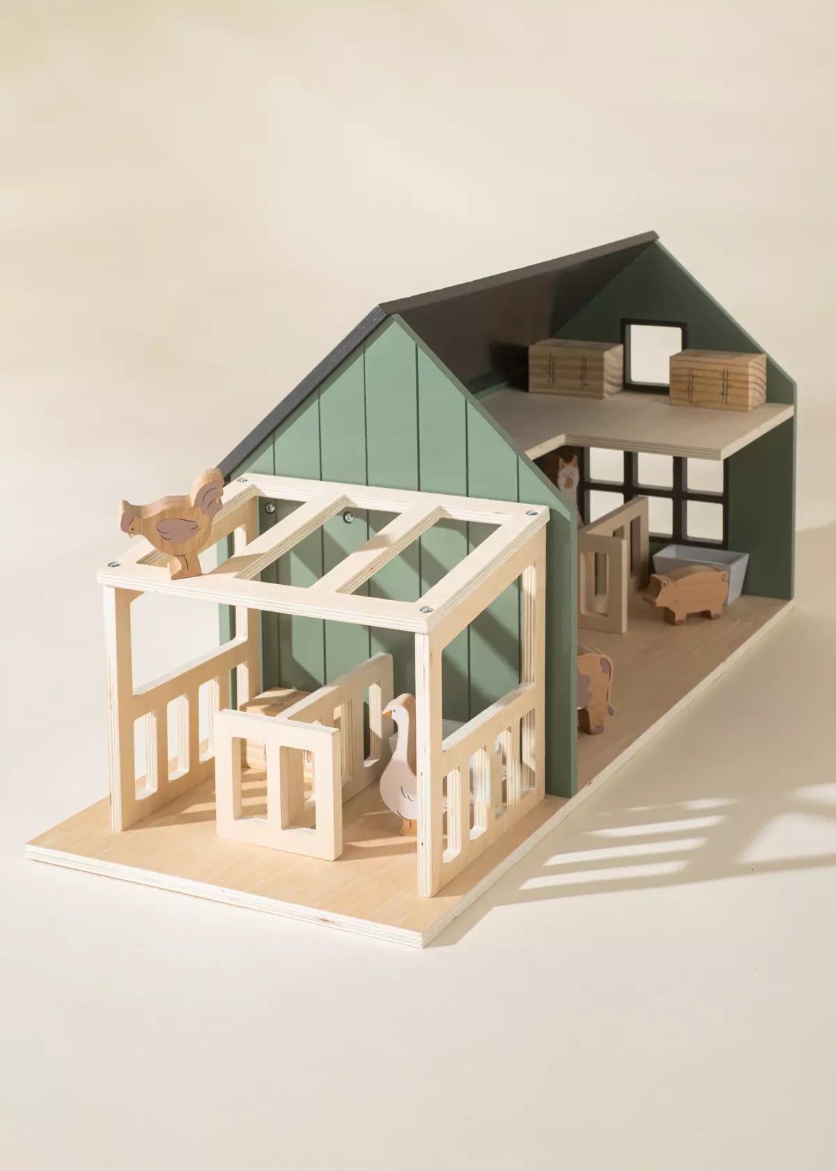Wooden Farm & Accessories Set Doll House and Playsets Coco Village