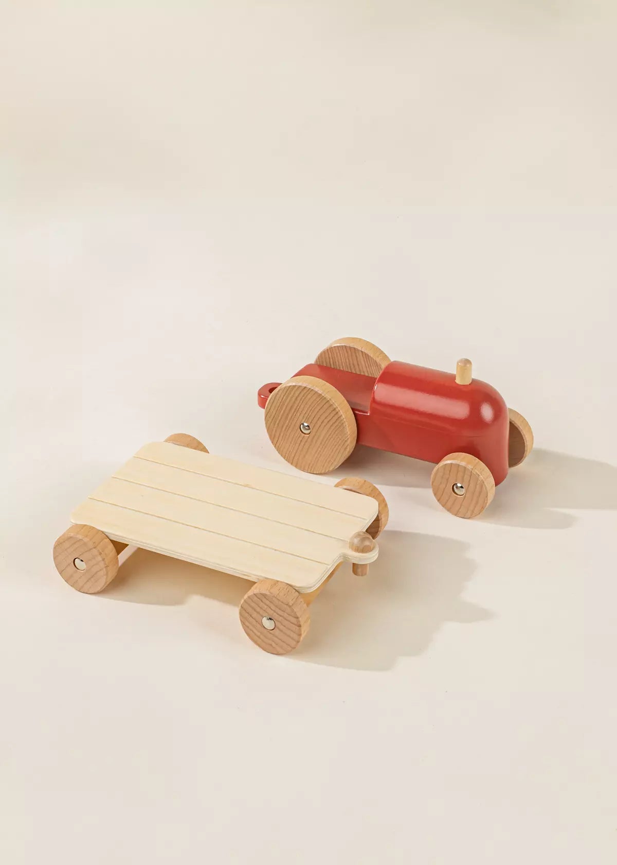 Wooden Farm Tractor Doll House Accessories Coco Village