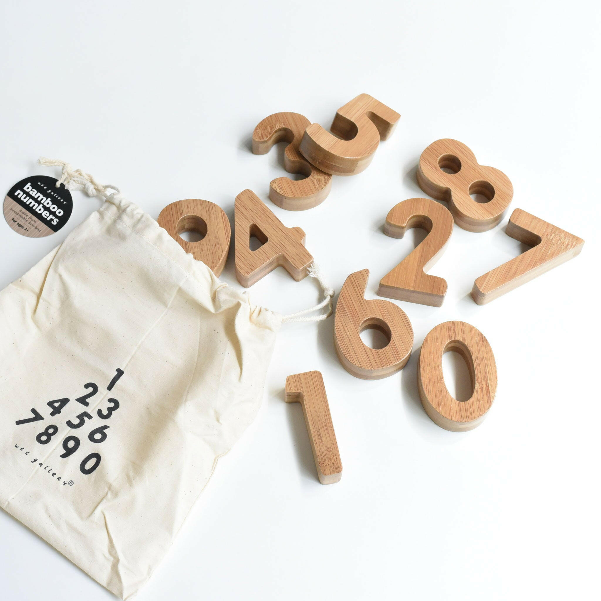Bamboo Numbers Wooden Toys Wee Gallery