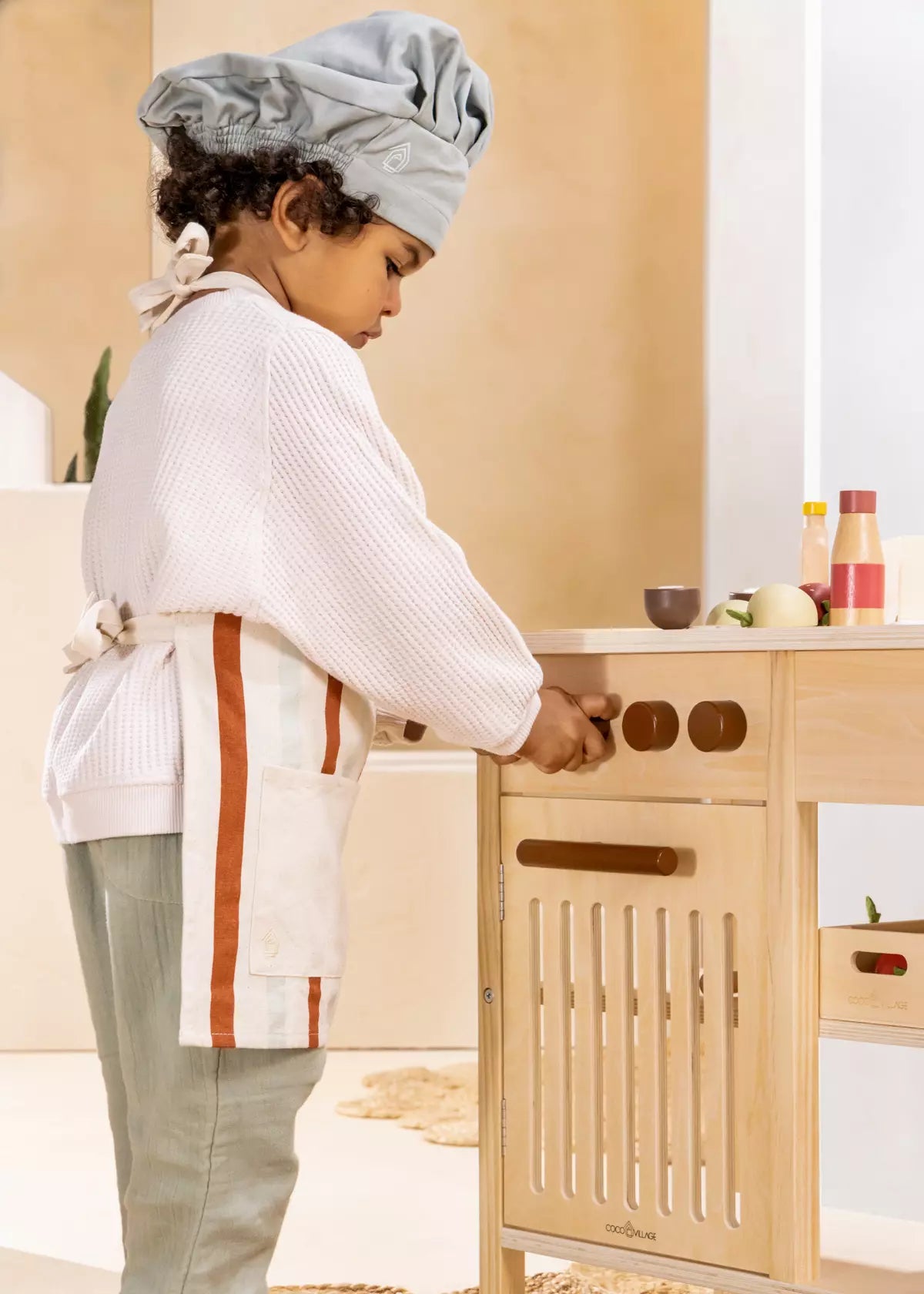 Mini Wooden Play Kitchen Play Kitchen Coco Village