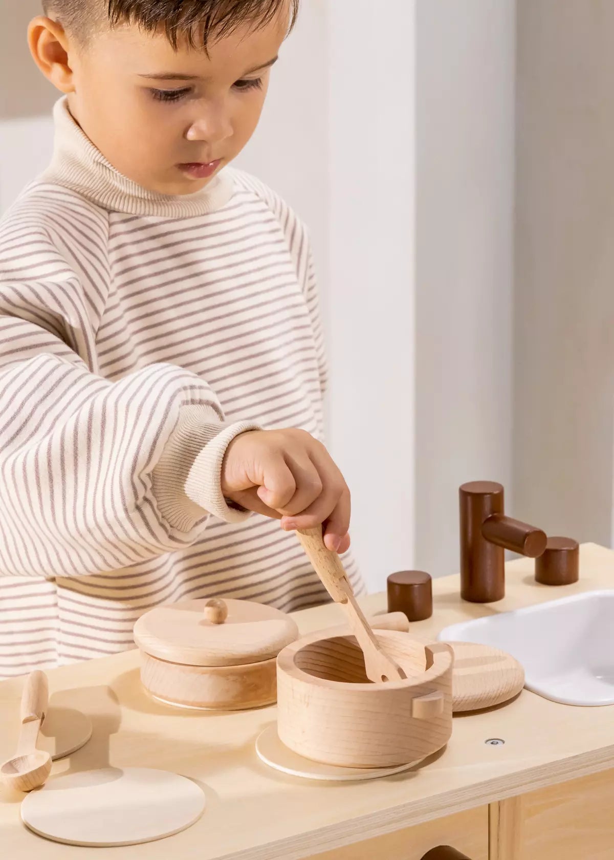 Mini Wooden Play Kitchen Play Kitchen Coco Village