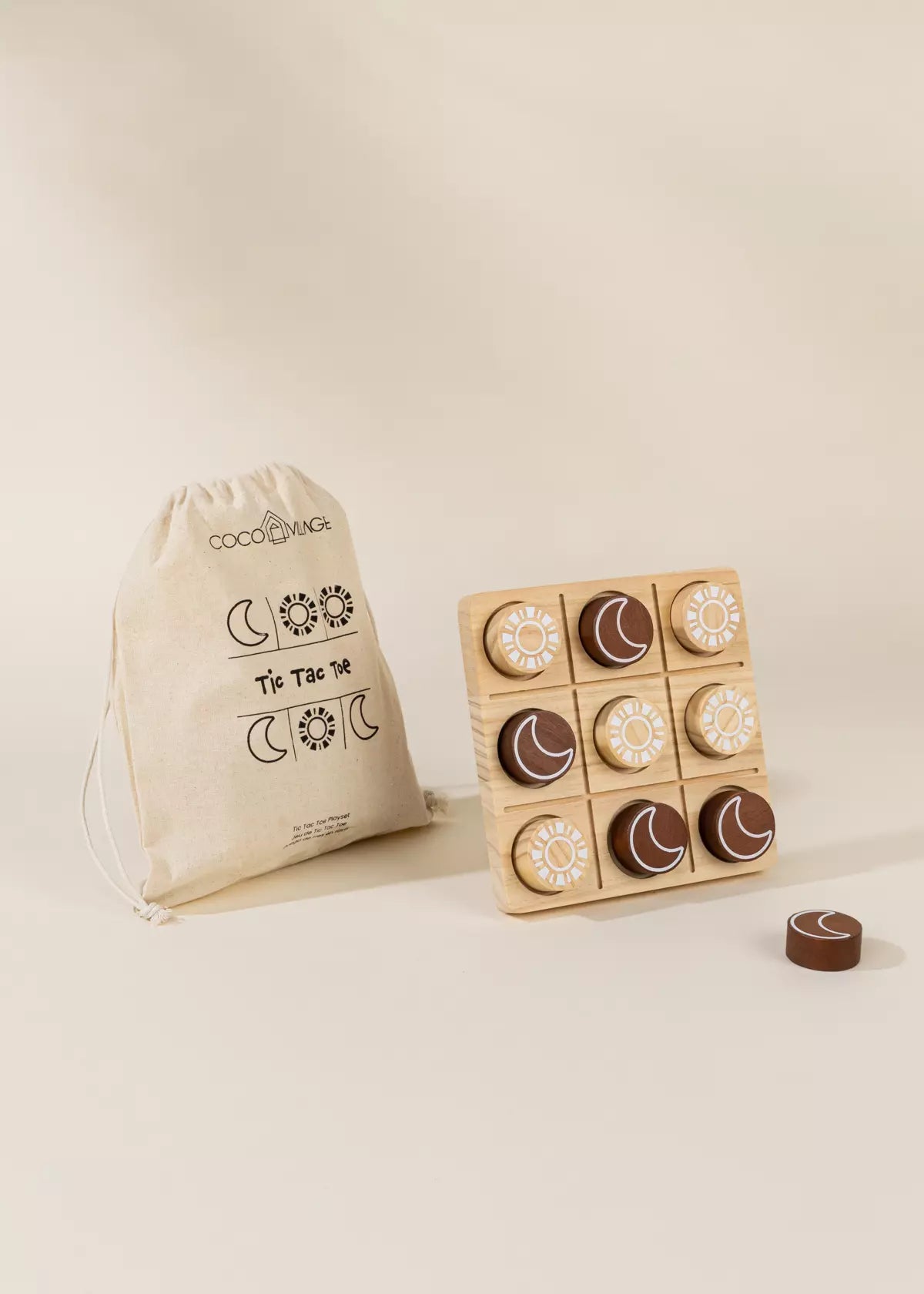 Wooden Tic Tac Toe Playset Development Toys Coco Village