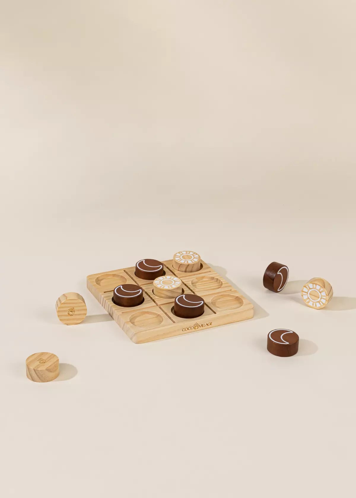 Wooden Tic Tac Toe Playset Development Toys Coco Village