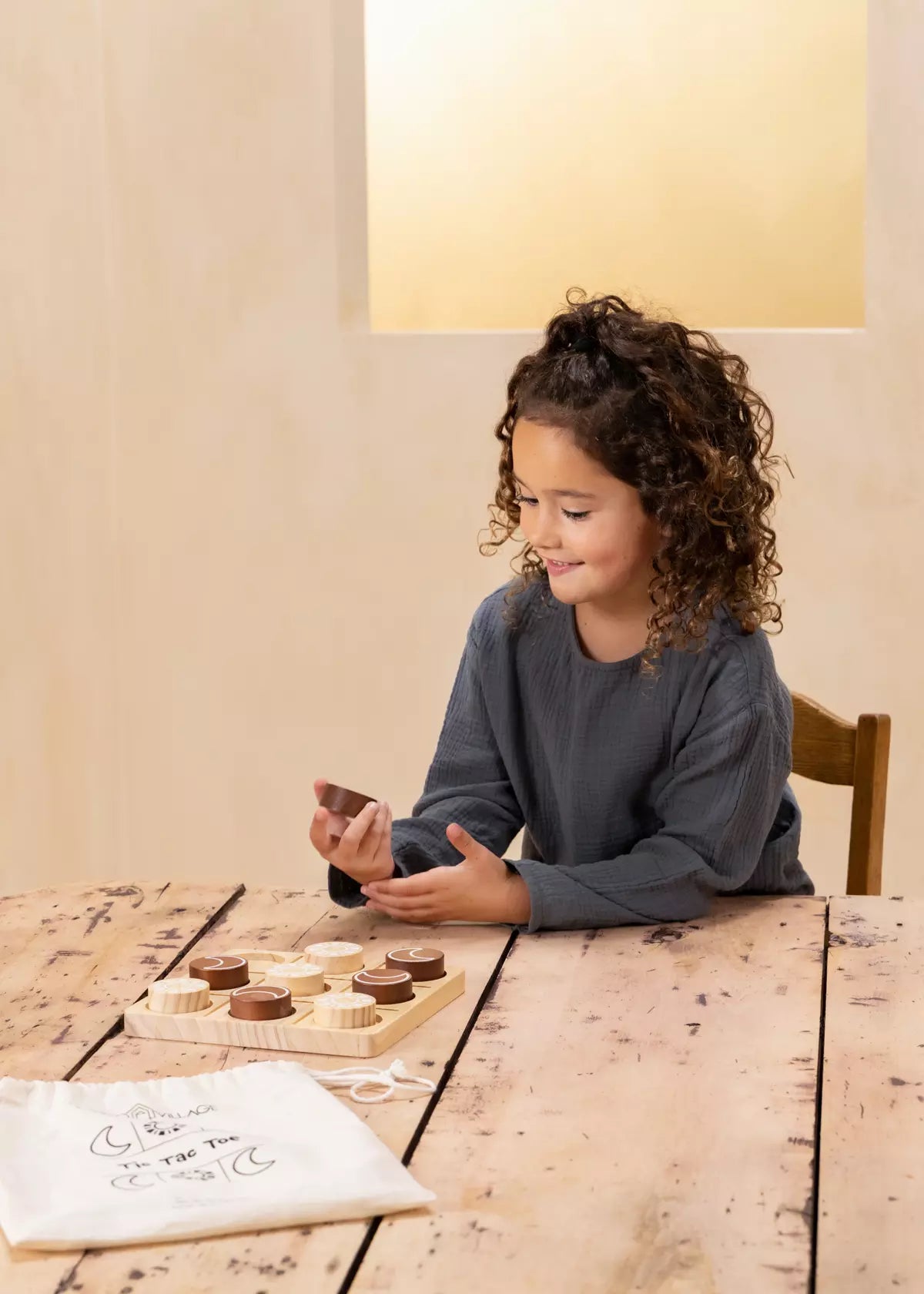 Wooden Tic Tac Toe Playset Development Toys Coco Village