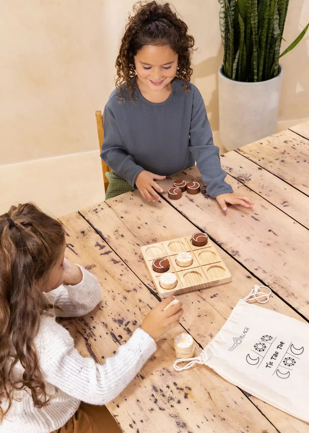 Wooden Tic Tac Toe Playset Development Toys Coco Village