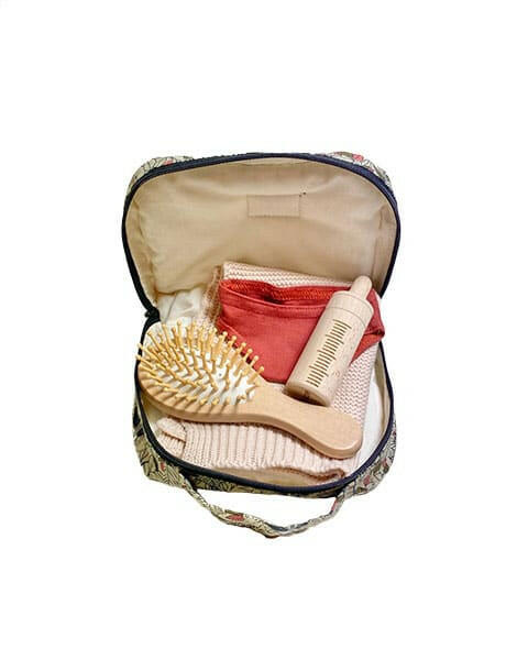 Natural wood doll hairbrush Doll Accessories Minikane