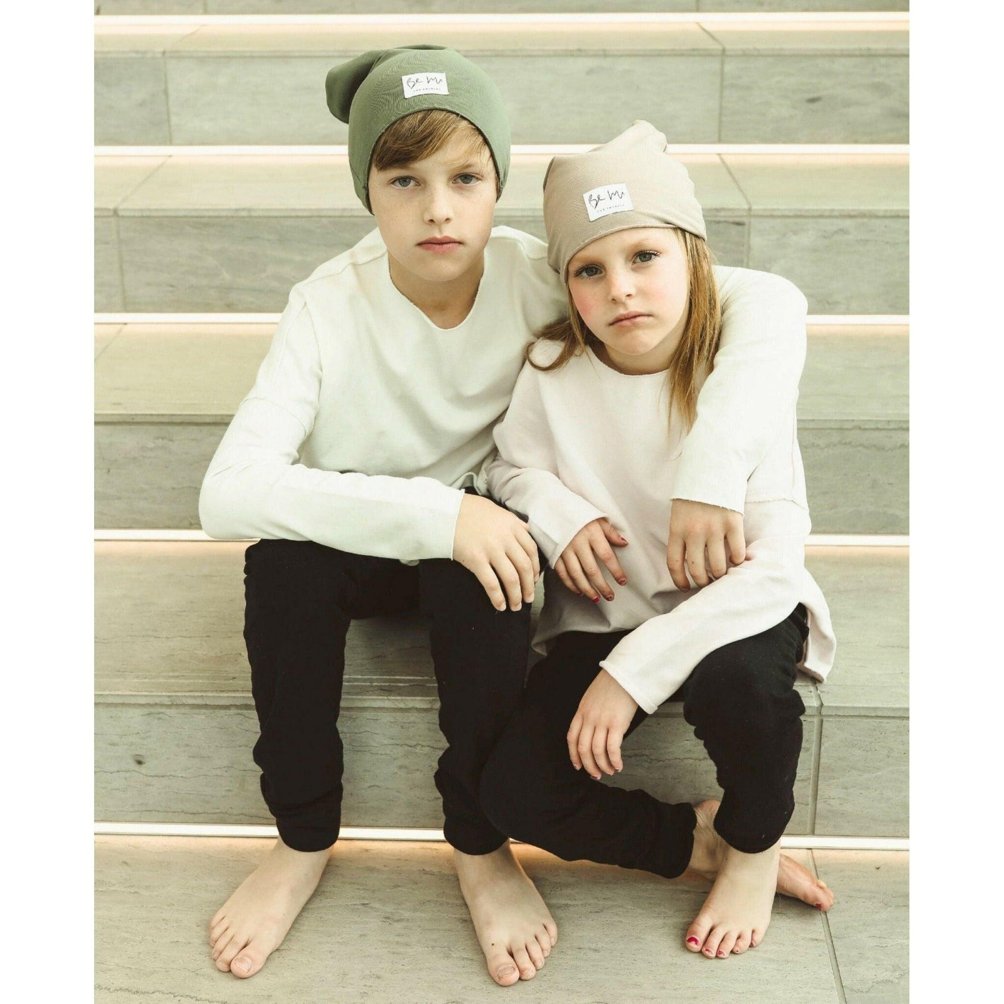Organic V Raw Edge Top Sweatshirts Be Mi Los Angeles