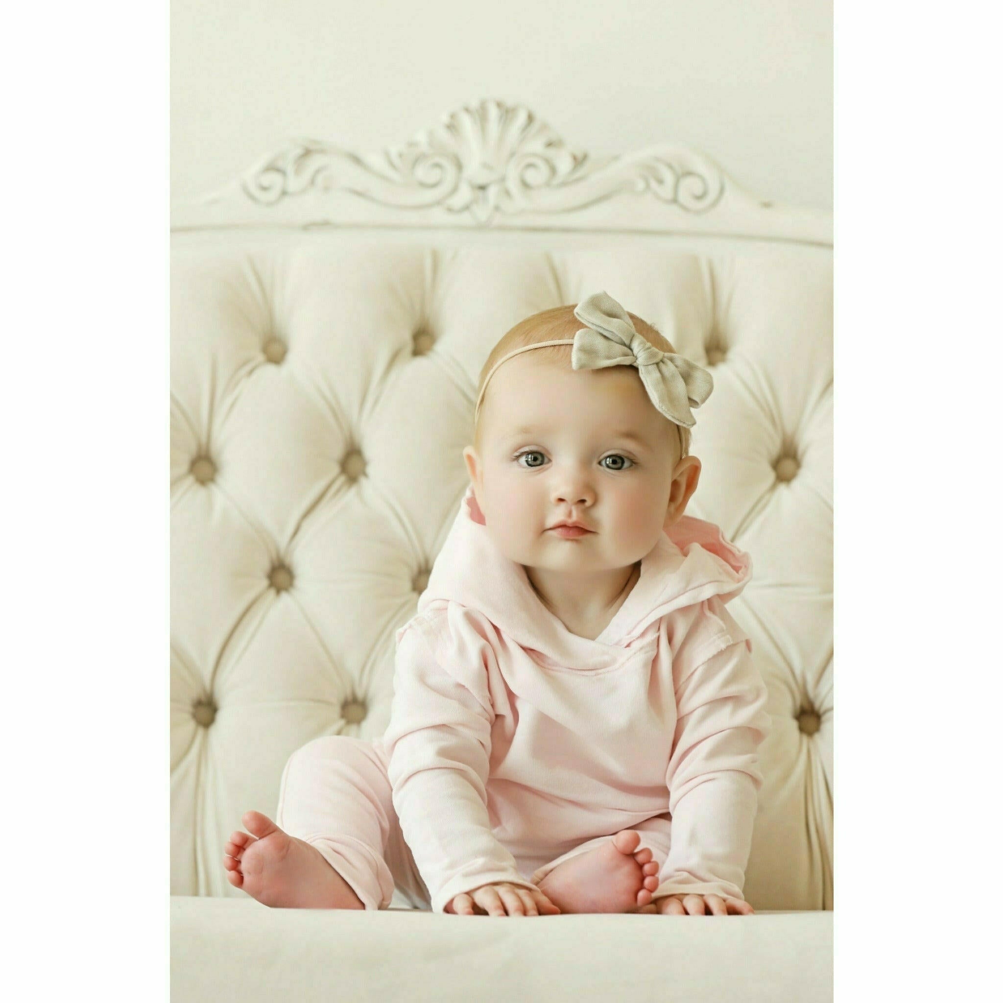 Organic Baby Benji Hoodie Pink Hoodie Be Mi Los Angeles