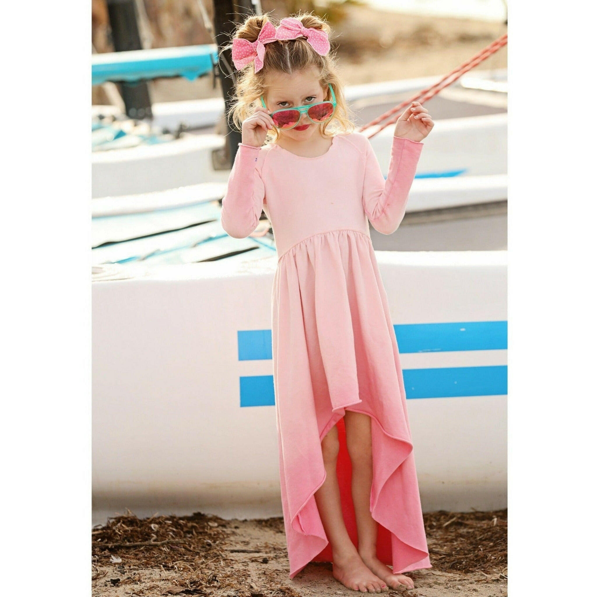 Organic Giselle Dress Long Sleeve Ombre Dresses Be Mi Los Angeles
