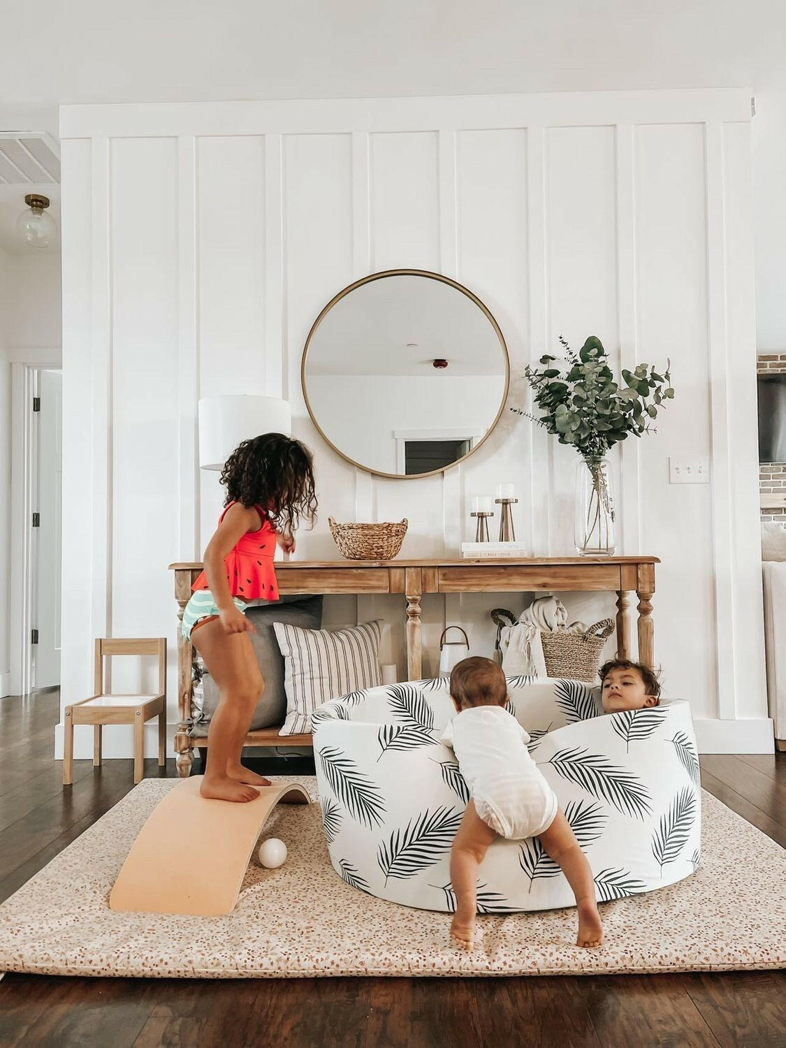 Boho Palm on Ivory + 200 Pit Balls Ball Pit Bundles Little Big Playroom