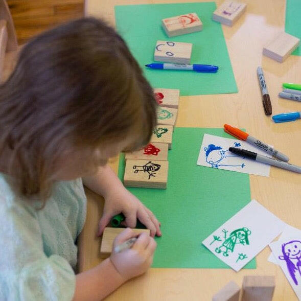 All About Me Block Play People Set 50 pc. Kids Toys Guidecraft