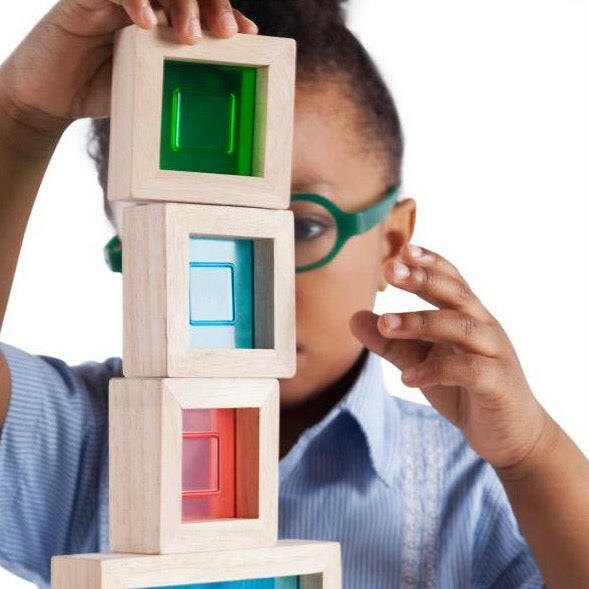 Rainbow Blocks - 30 pc. set Kids Toys Guidecraft