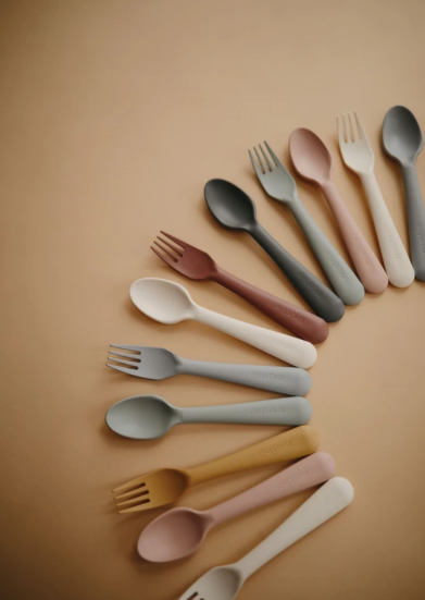 Baby Fork and Spoon Personalized Utensils – Symposium Co