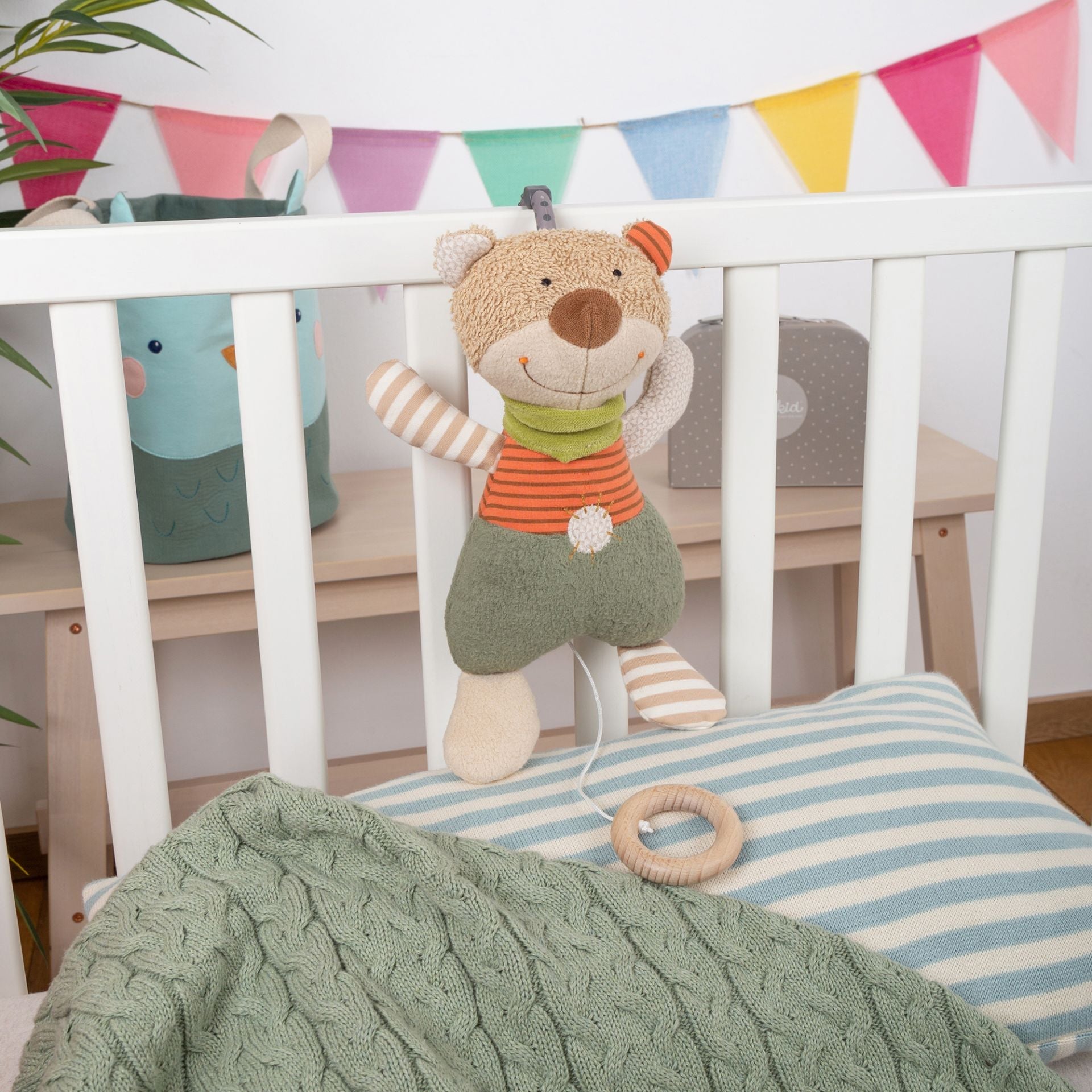 Organic Bear Musical Toy