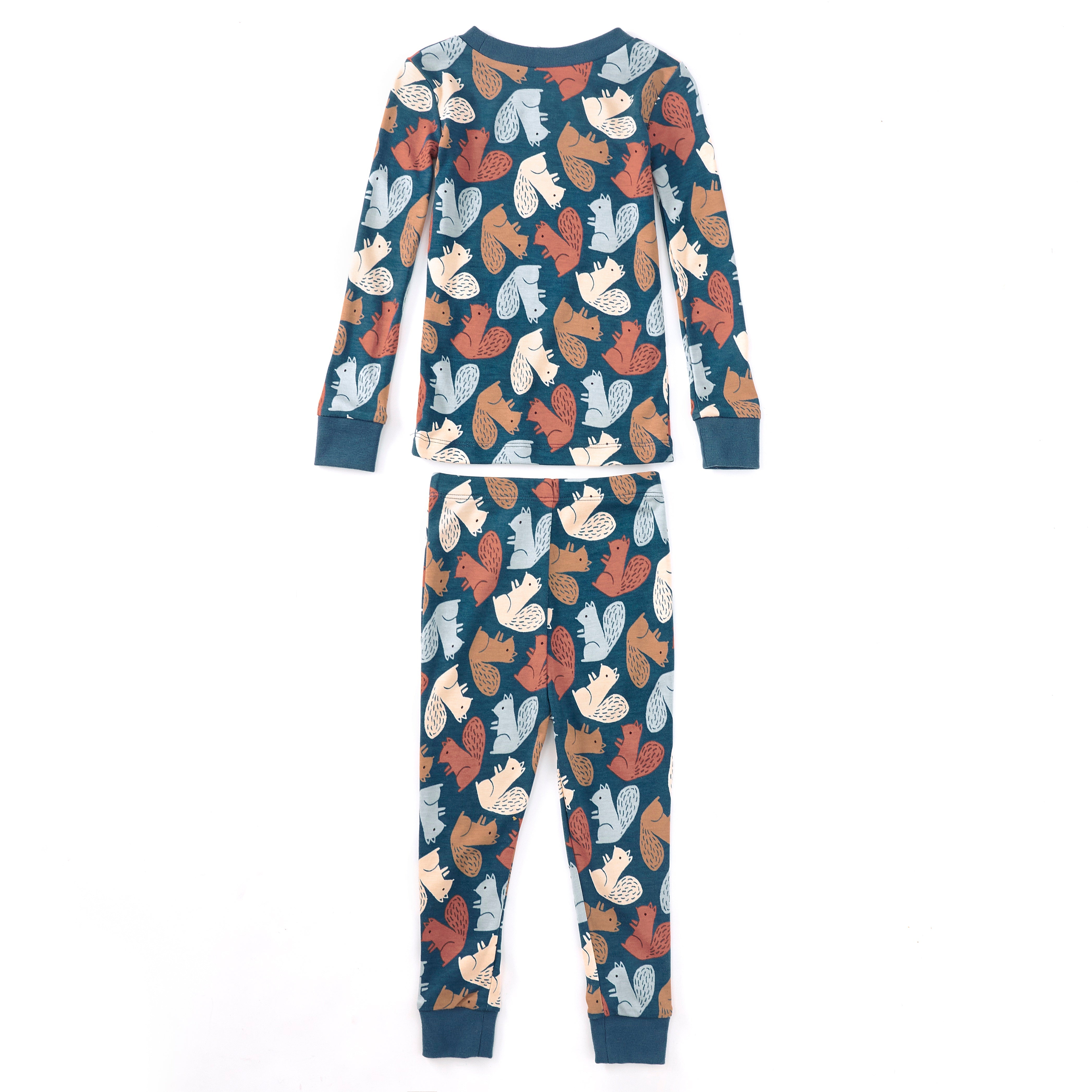 Bamboo Blend Pajamas - Squirrel Scurry