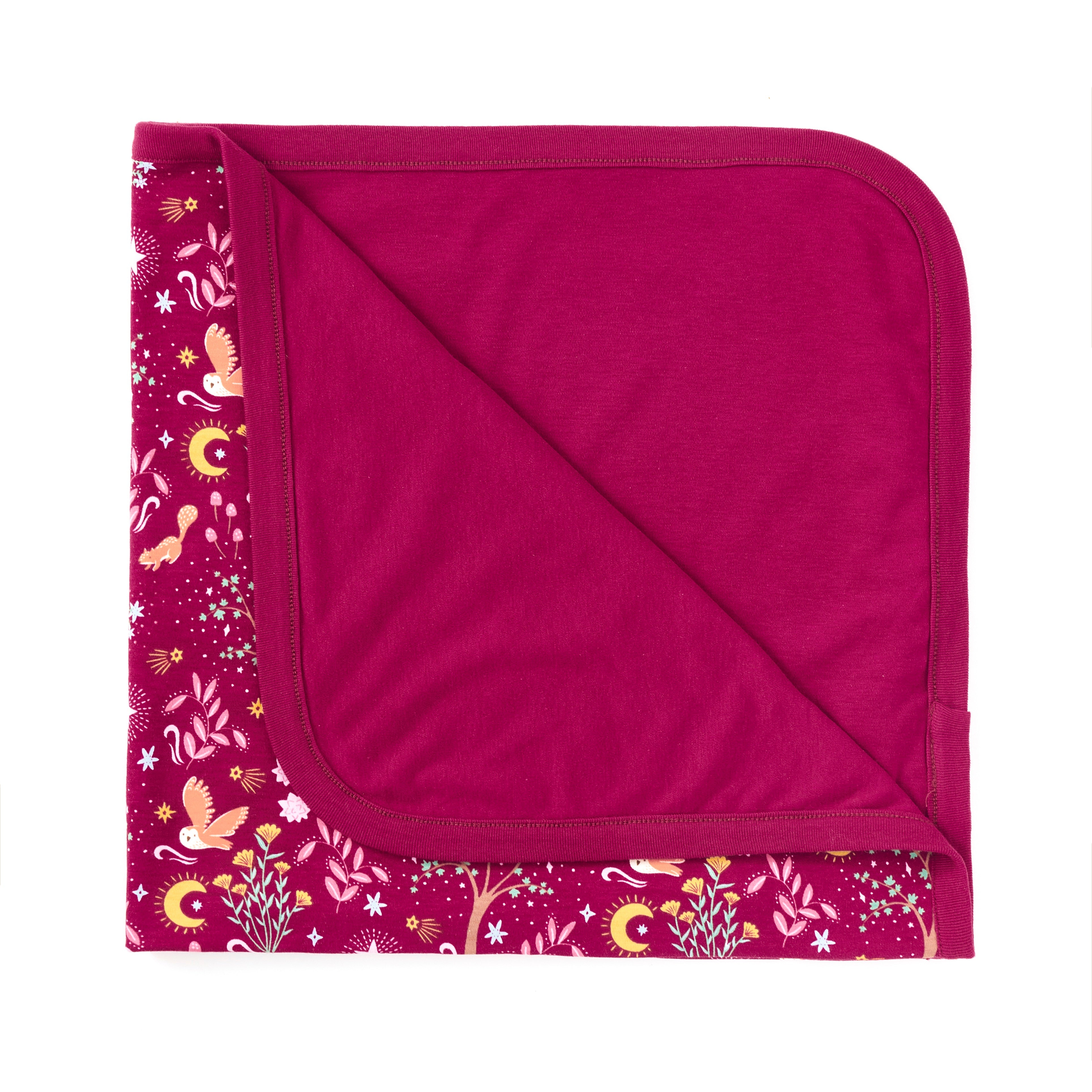 Bamboo Blend 2-ply Receiving Blanket - Woodland Dreams