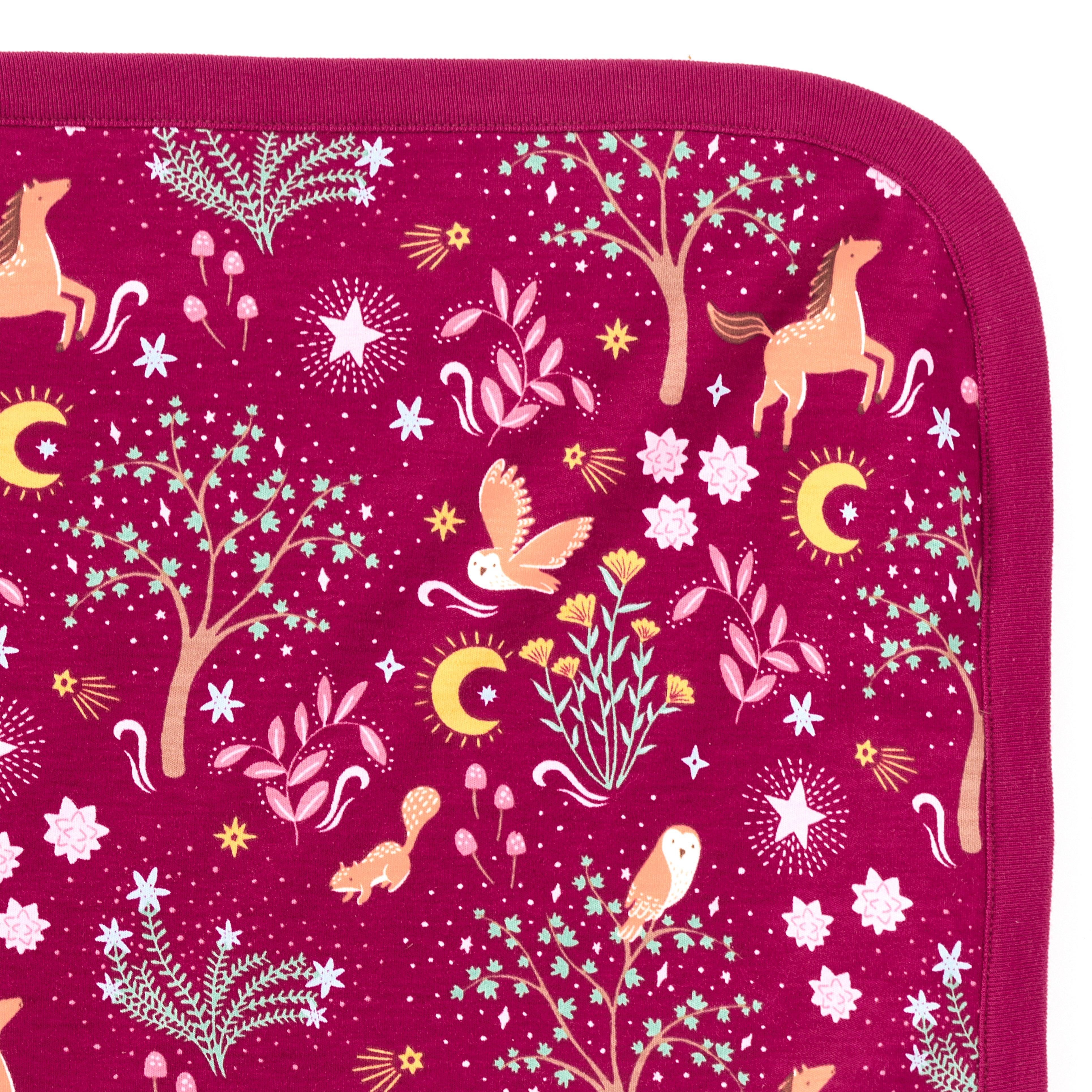 Bamboo Blend 2-ply Receiving Blanket - Woodland Dreams