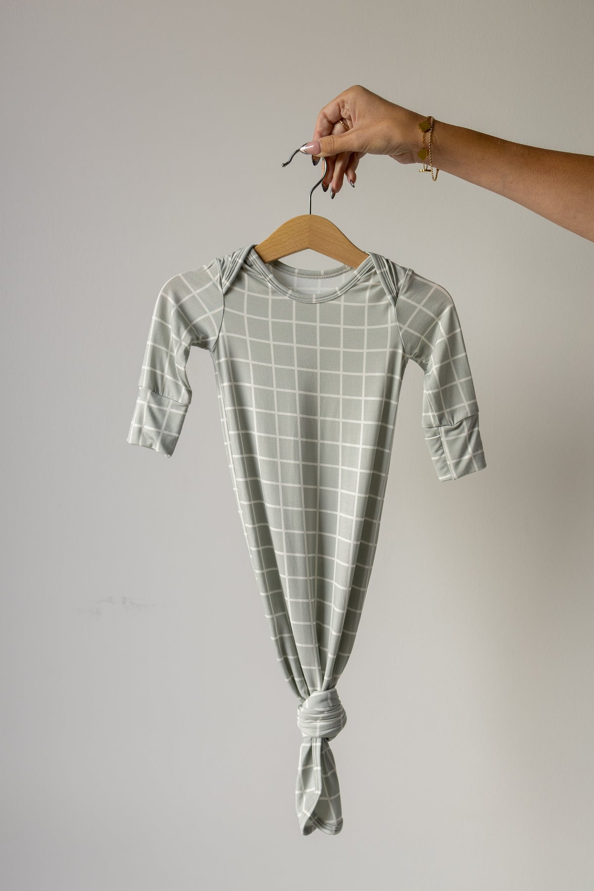 Bamboo Knotted Gown | Foggy Grid