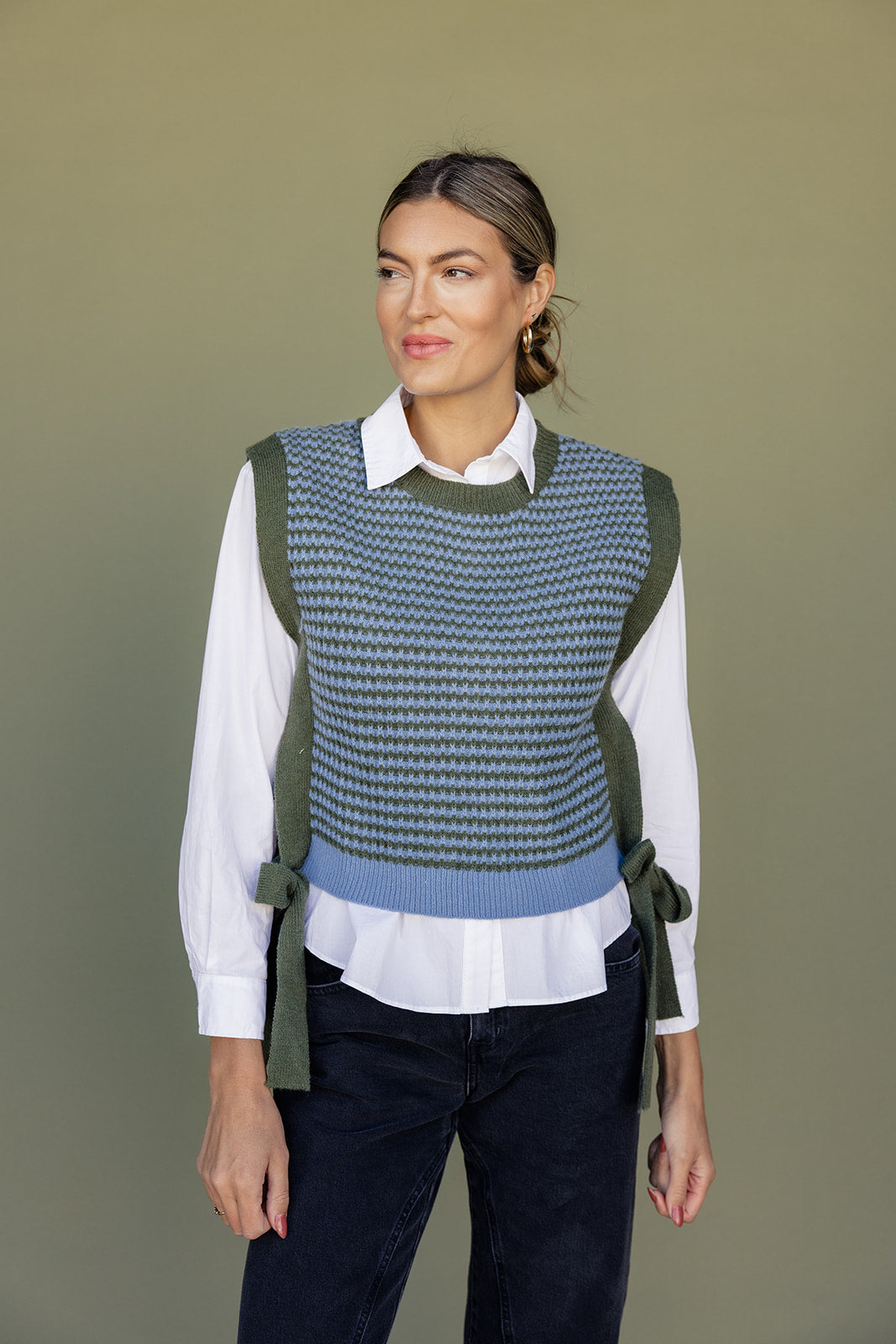 The Caitlyn Side Tie Vest