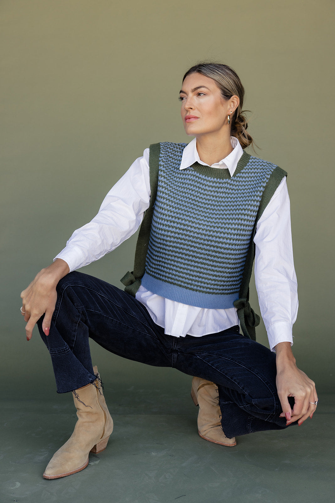 The Caitlyn Side Tie Vest