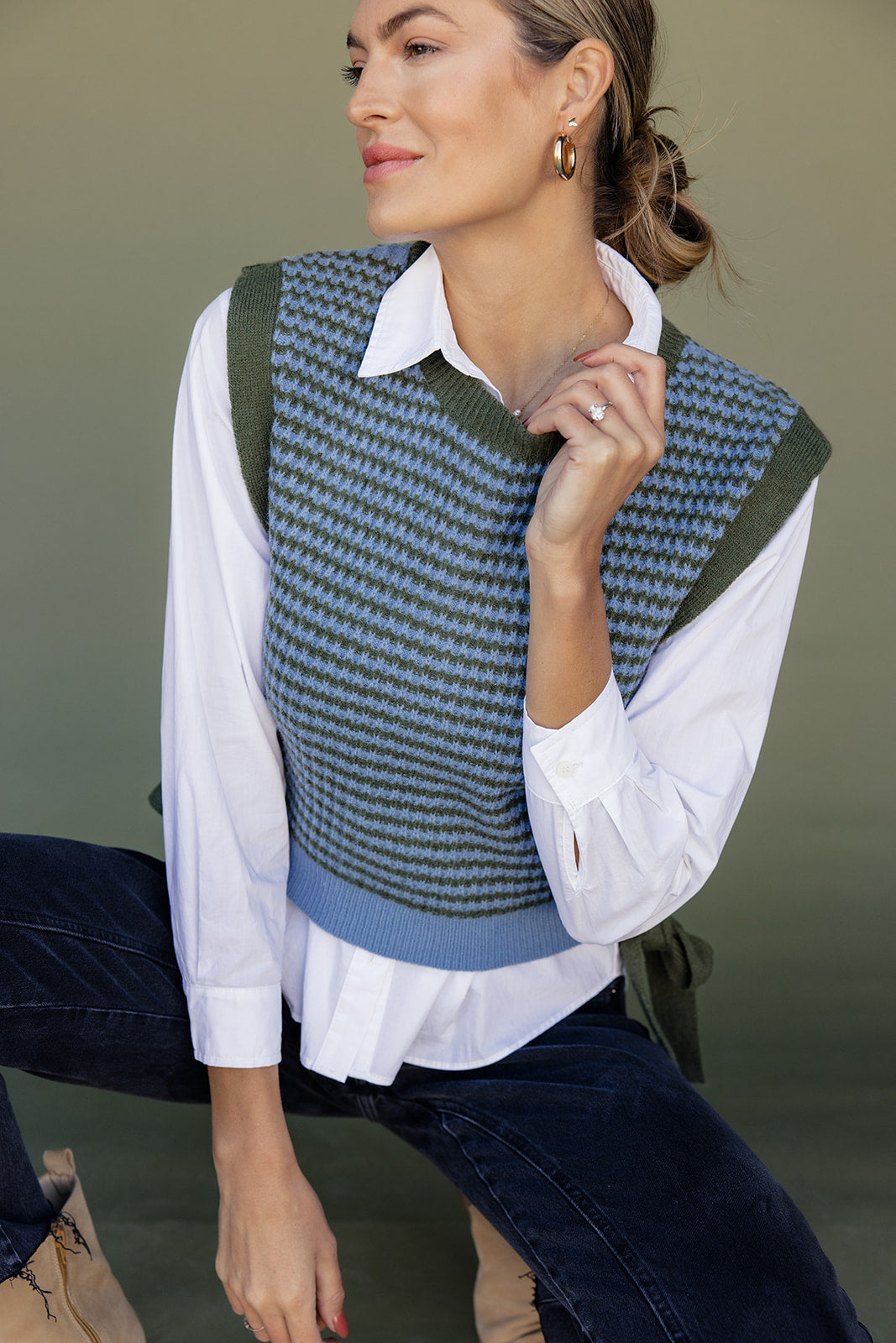 The Caitlyn Side Tie Vest