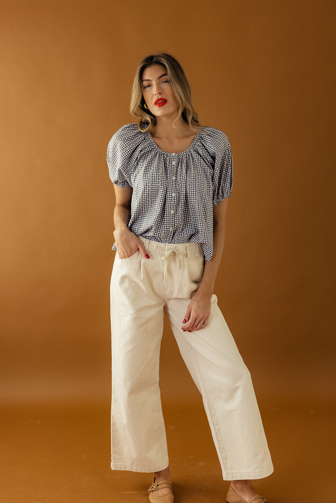 Jake Tie Waist Wide Leg Pants