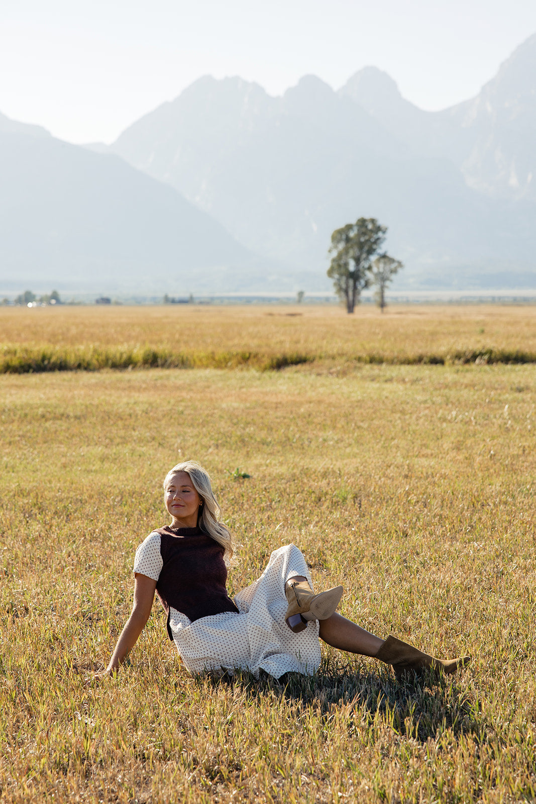 Dawn Breaks Sweater Vest Dress