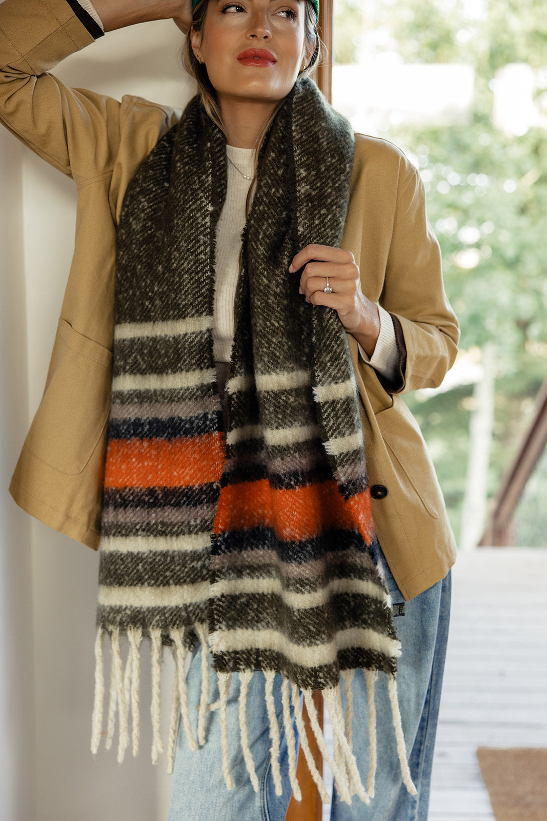 The Asher Striped Scarf