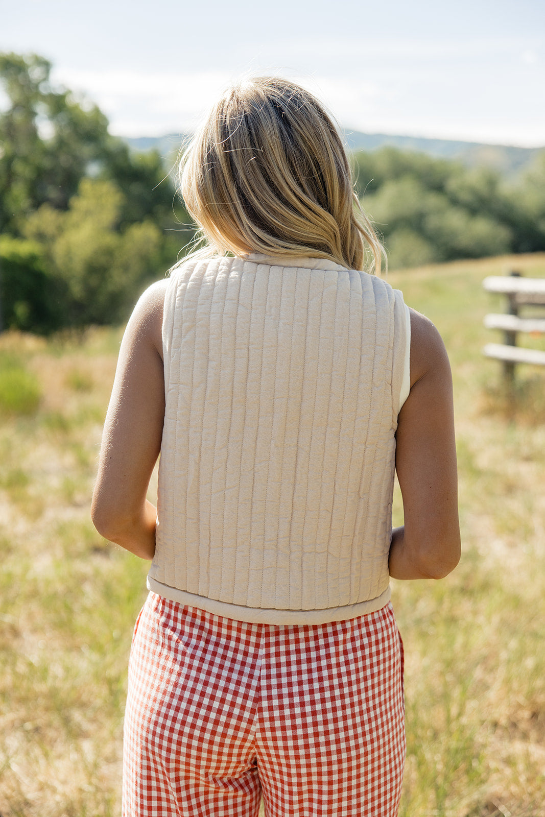 Maeve Quilted Tie Vest