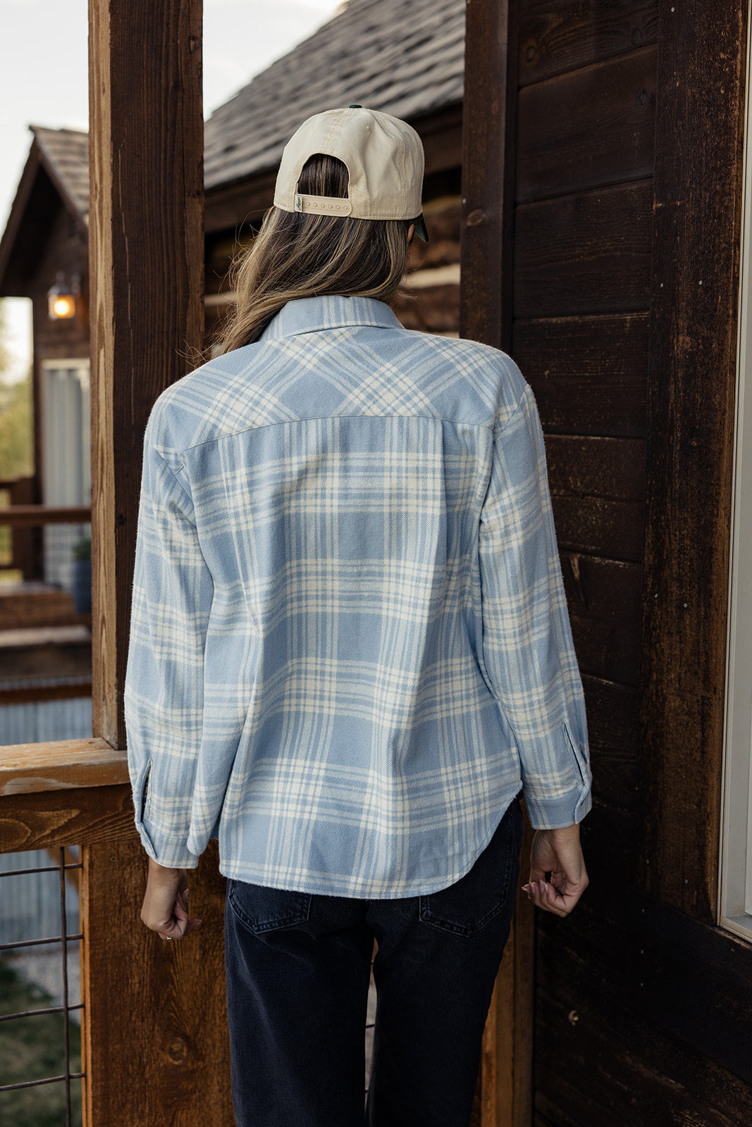 Midnight Haze Plaid Button Down