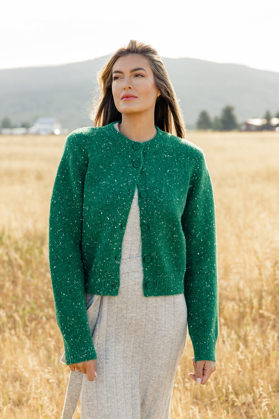 Defying Gravity Speckled Cardigan