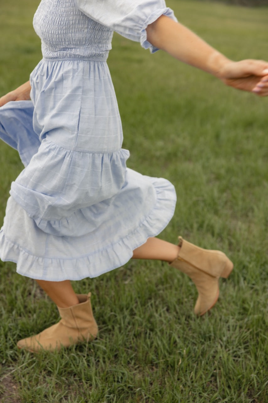 Holding Tight Smocked Dress