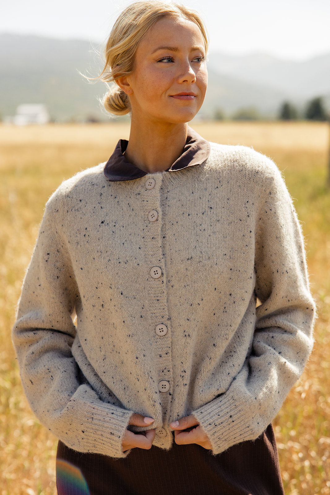 Defying Gravity Speckled Cardigan