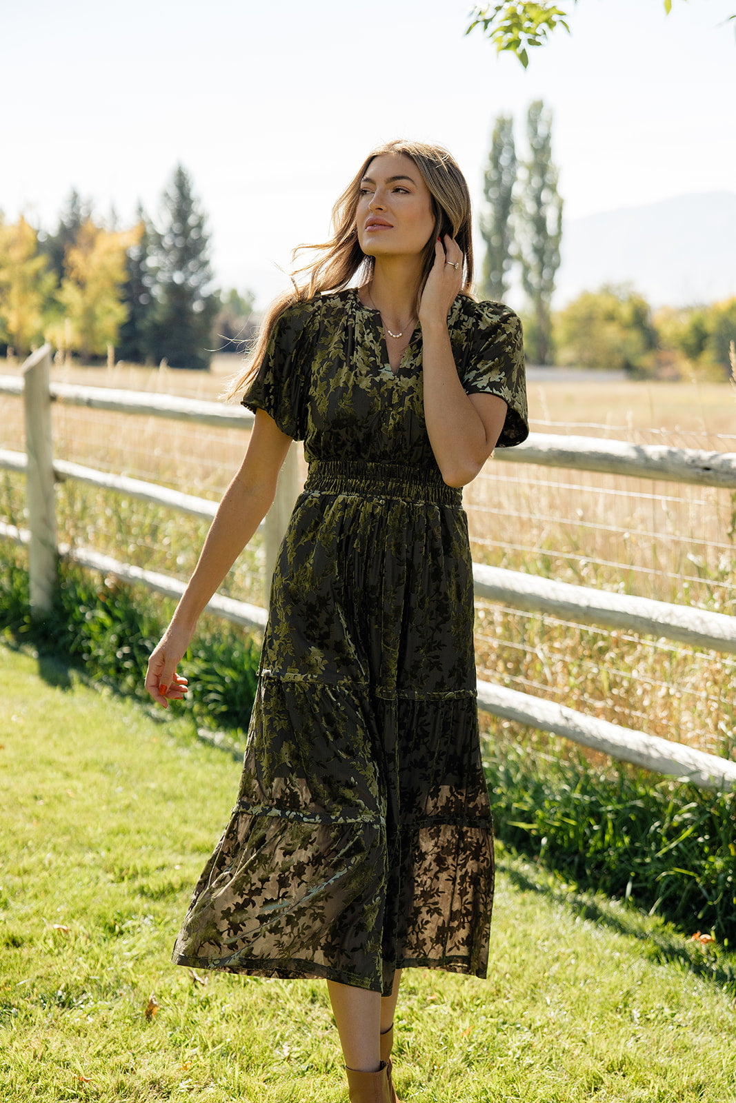 Stained Glass Velvet Dress