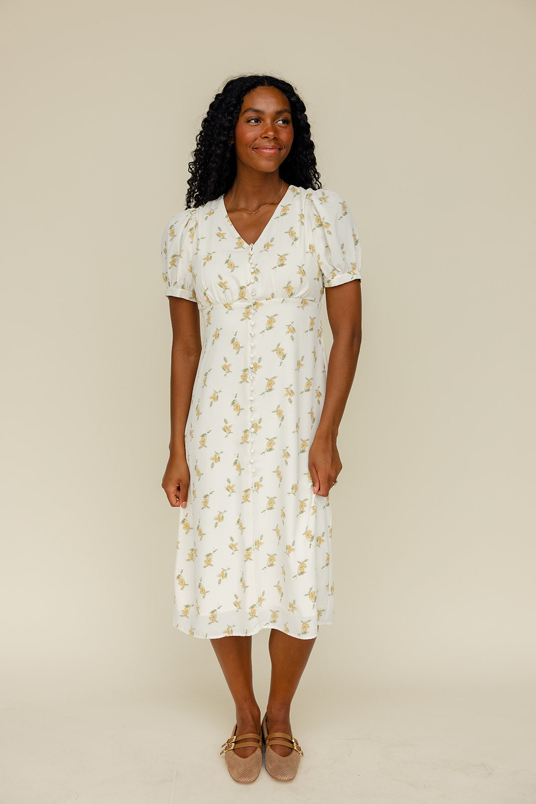 A New Start Button Dress