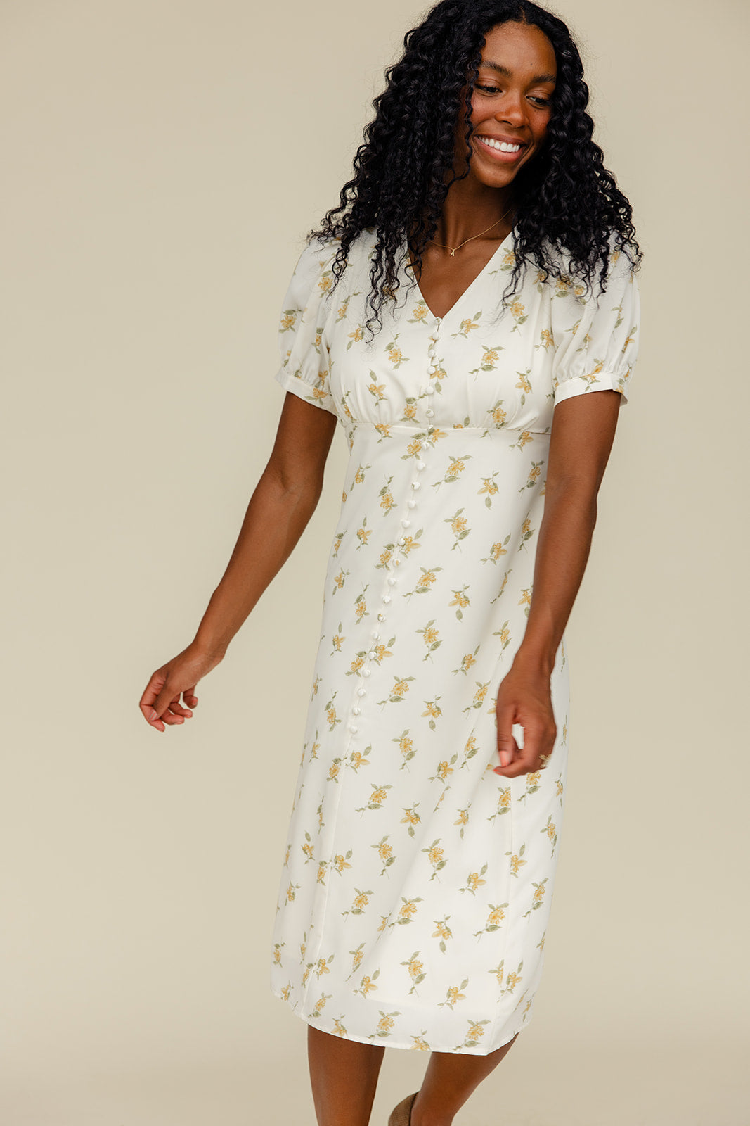 A New Start Button Dress